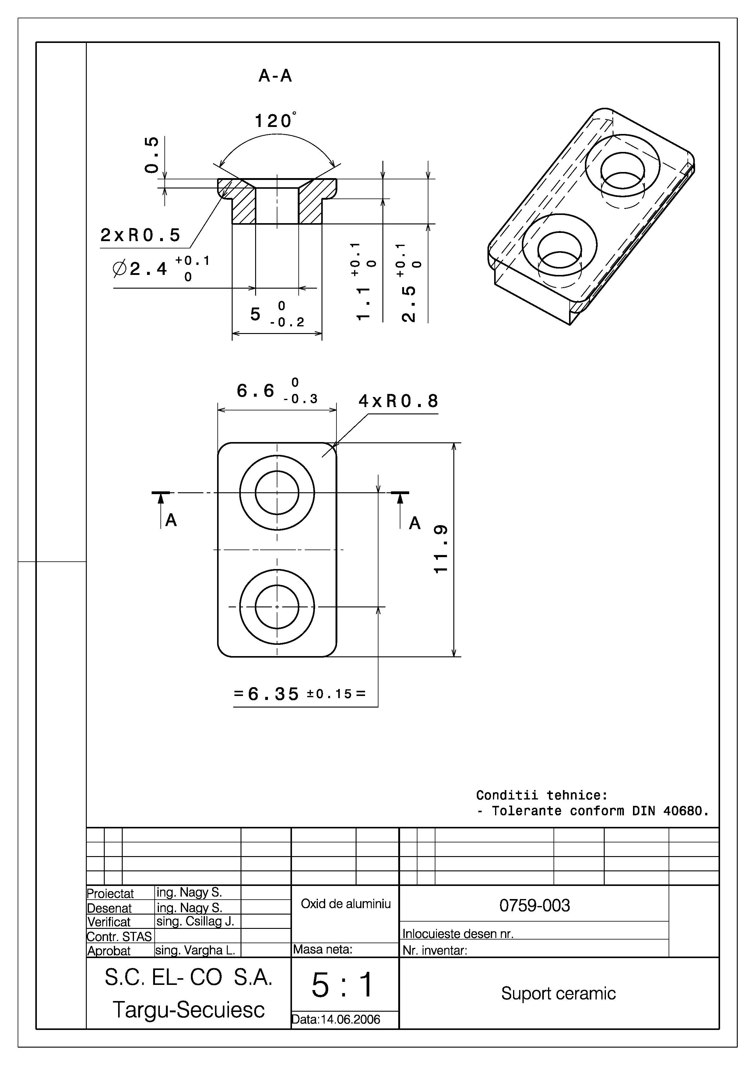 Izolator Oxid de aluminiu_0759-03